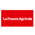 Le logo du média La France Agricole, qui parle de nous.